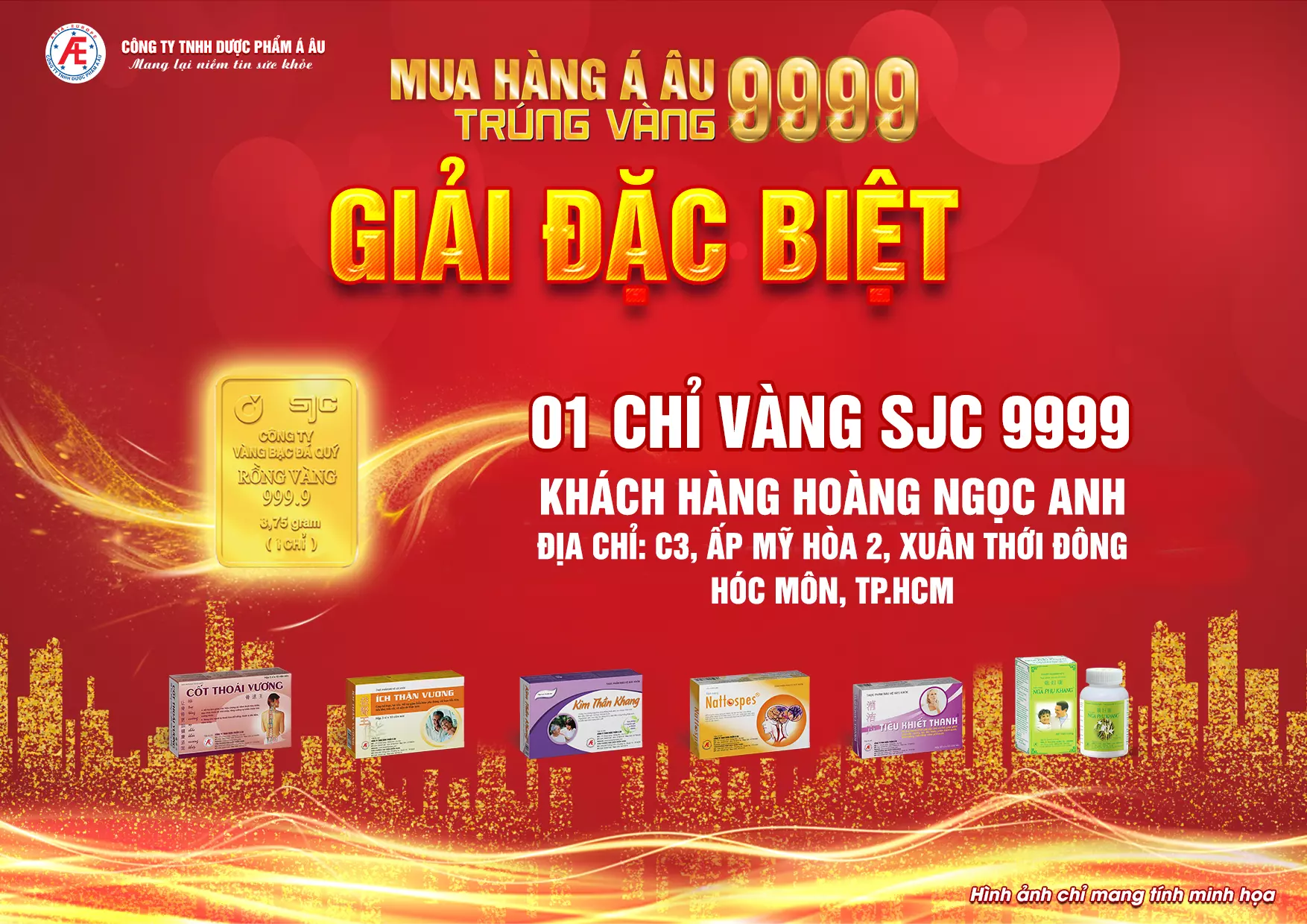 Hoàng Ngọc Anh - Ngoại thành HCM - Mã dự thưởng: YB5H7UYJH